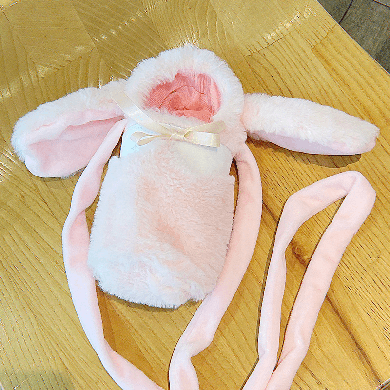Cartoon Rabbit Plush Cup Cover - Heat Cold Resistant - Art Room Decor