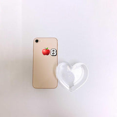25pcs Heart-shaped Dessert Cups 5oz with Spoons - Transparent
