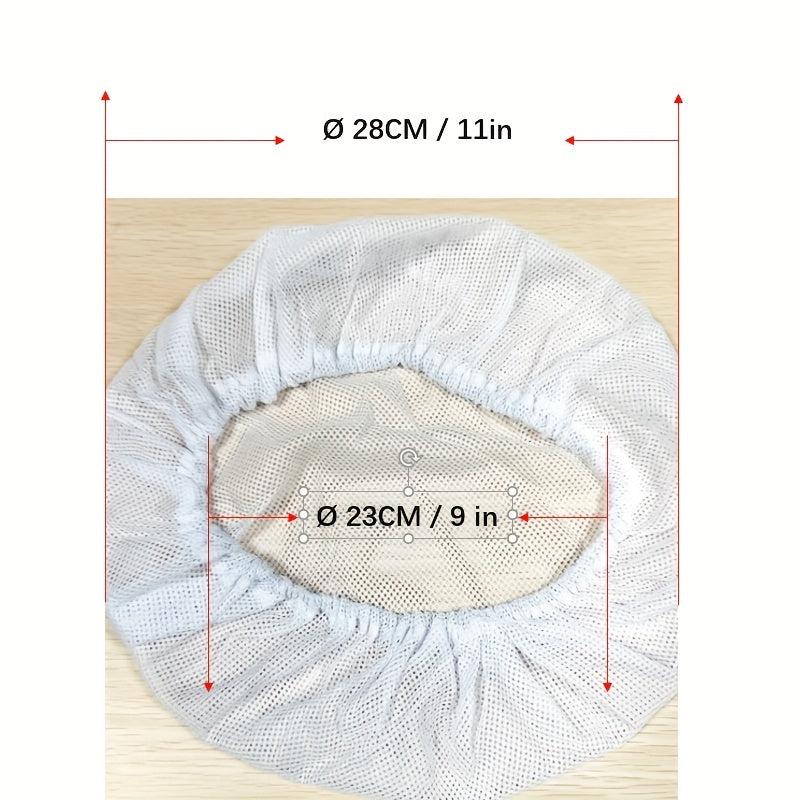 10pcs Mesh Cap Head Protection Chef Food Processing Cleaning Workshop Cap