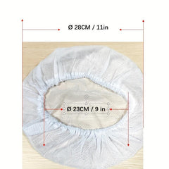 10pcs Mesh Cap Head Protection Chef Food Processing Cleaning Workshop Cap