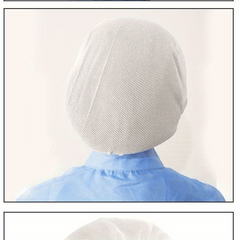10pcs Mesh Cap Head Protection Chef Food Processing Cleaning Workshop Cap