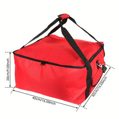 Insulated Food Bag Portable Pizza Bag Reusable Grocery Bag for Camping Picnic