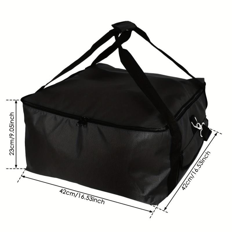 Insulated Food Bag Portable Pizza Bag Reusable Grocery Bag for Camping Picnic