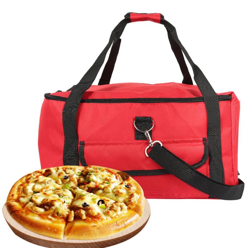 Insulated Food Bag Portable Pizza Bag Reusable Grocery Bag for Camping Picnic