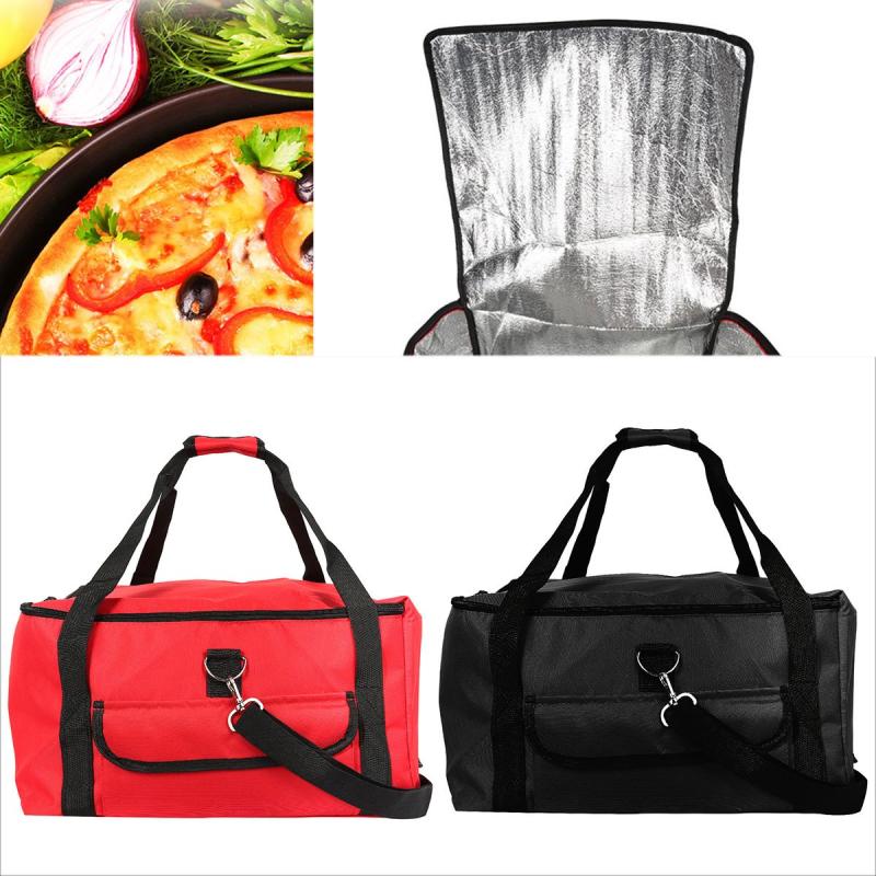 Insulated Food Bag Portable Pizza Bag Reusable Grocery Bag for Camping Picnic