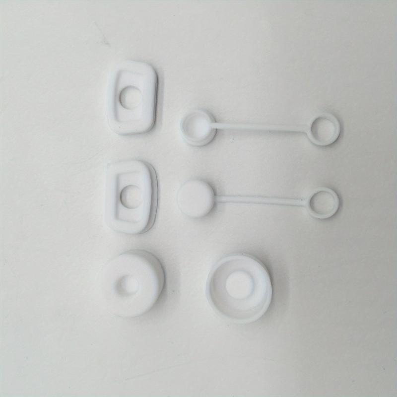 6pcs Tumbler Cup Lids Silicone Straw Lid Leak Proof Plug Set