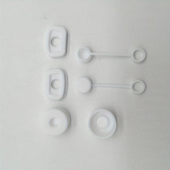 6pcs Tumbler Cup Lids Silicone Straw Lid Leak Proof Plug Set