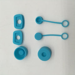 6pcs Tumbler Cup Lids Silicone Straw Lid Leak Proof Plug Set