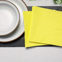 20pcs Solid Disposable Napkins for Weddings and Home Decor