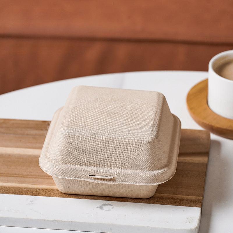 10 PCS Cake Case Disposable Hamburger Package Boxes