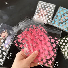 10pcs Self Adhesive Treat Bags - Cookie Cake Chocolate Candy Snack Wrapping