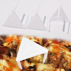 100pcs Plastic Pizza Stand Stackable Pizza Saver for Tabletop Use
