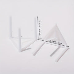 100pcs Plastic Pizza Stand Stackable Pizza Saver for Tabletop Use