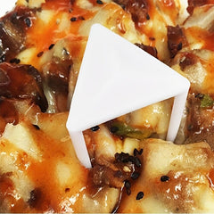 100pcs Plastic Pizza Stand Stackable Pizza Saver for Tabletop Use