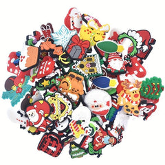 Christmas Straw Toppers Charms 50pcs 100pcs Marry Christmas Decoration