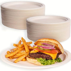 20-Pack Biodegradable Compostable Heavy Duty Paper Plates