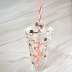 20pcs Straw Toppers Decorations for Party Drinking Straws
