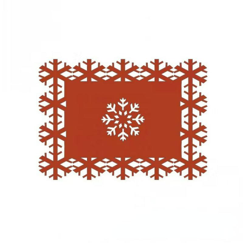 Christmas Placemat Table Runner And Coasters Set Felt Coaster Christmas Felt Pla