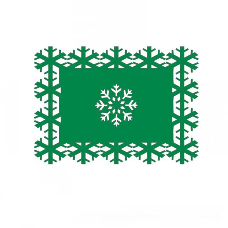 Christmas Placemat Table Runner And Coasters Set Felt Coaster Christmas Felt Pla