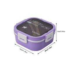 1pc Lunch Box Microwave Safe Compartment Fresh-keeping Box