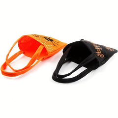 6pcs Halloween Treat Bags Candy Handbag Goodie Bag Reusable Trick Or Gift