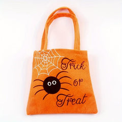 6pcs Halloween Treat Bags Candy Handbag Goodie Bag Reusable Trick Or Gift