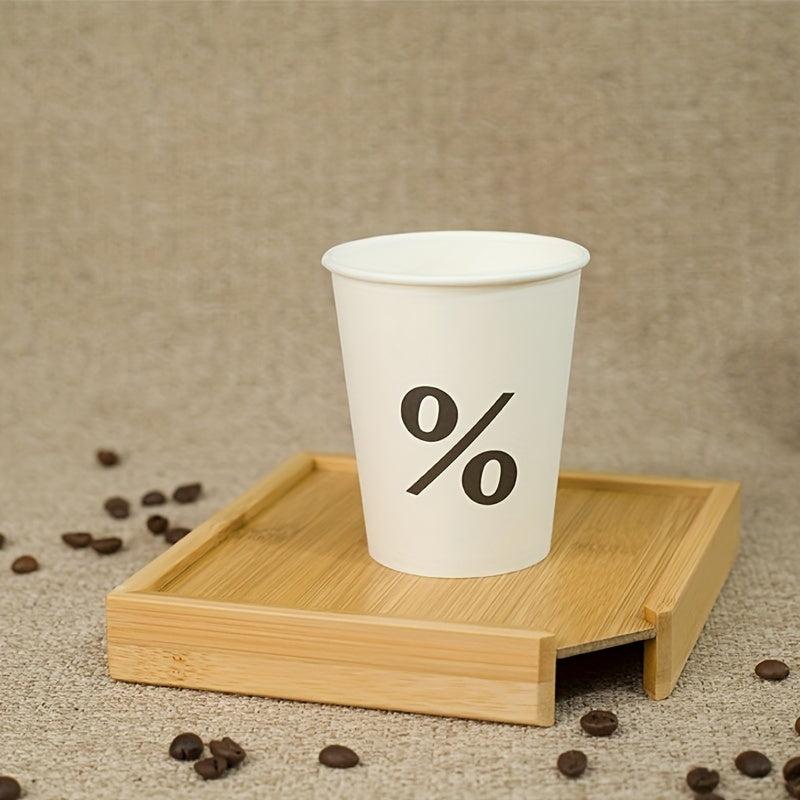 50pcs Disposable Paper Cup Thickened Household Water Cup Cup