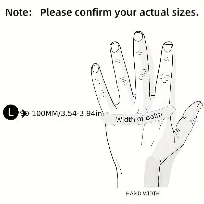 100pcs Food Transparent Disposable Gloves for Kitchen Supplies
