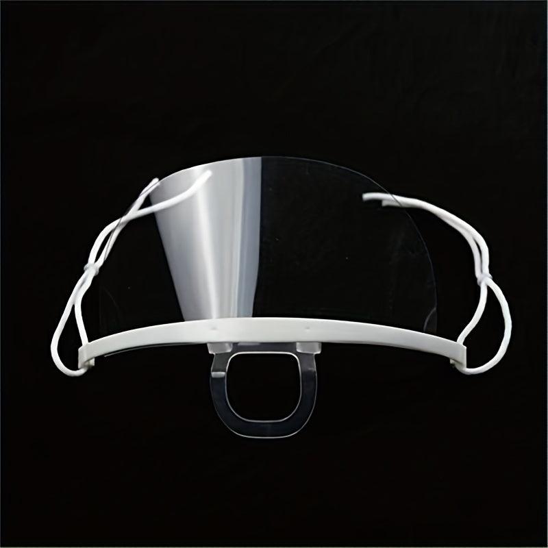10 Pcs Transparent Mouth Shield Anti-saliva Disposable Mouth Cover