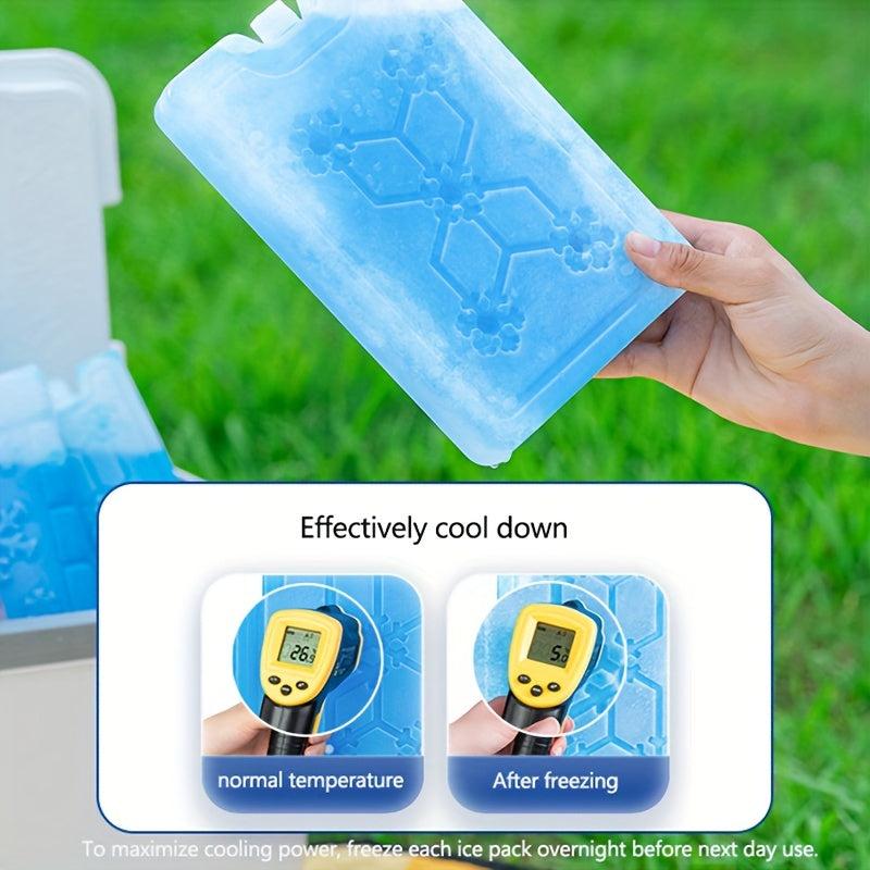 2pcs Reusable Ice Box Food Fresh Preservation Transportation Supplies