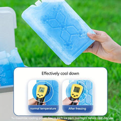 2pcs Reusable Ice Box Food Fresh Preservation Transportation Supplies
