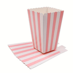 24pcs Disposable Fried Food Pink Boxes Party Favor Supplies