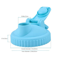 Regular Mouth Mason Jar Flip Cap Lids 8 3 38in Inner Diameter