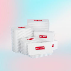 20pcs Individually Wrapped Wet Wipes Non-woven Unscented Hand Wipes