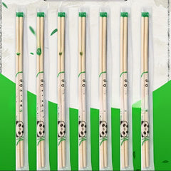 100 Pairs Disposable Chopsticks for Restaurants Banquets Chinese Style Round