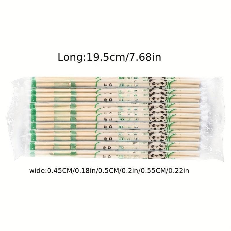 100 Pairs Disposable Chopsticks for Restaurants Banquets Chinese Style Round