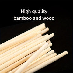 100 Pairs Disposable Chopsticks for Restaurants Banquets Chinese Style Round