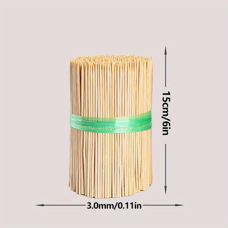 500pcs Disposable Bamboo Barbecue Skewers Degradable Hot Skewer Stick