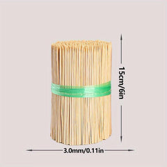 500pcs Disposable Bamboo Barbecue Skewers Degradable Hot Skewer Stick