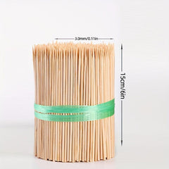500pcs Disposable Bamboo Barbecue Skewers Degradable Hot Skewer Stick