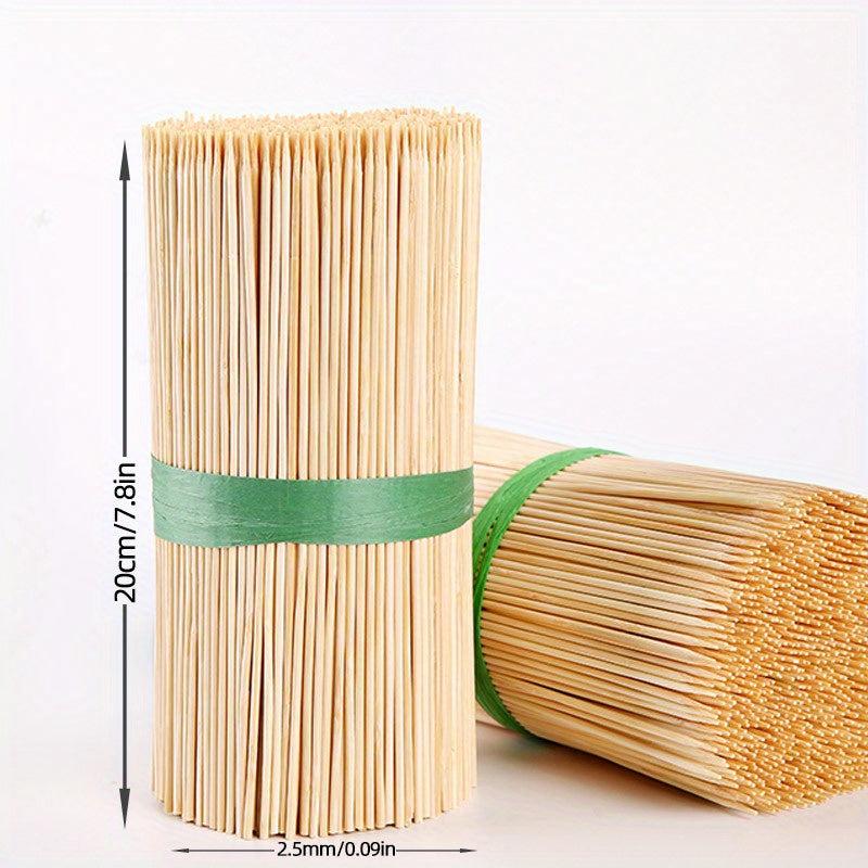 500pcs Disposable Bamboo Barbecue Skewers Degradable Hot Skewer Stick
