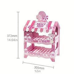 3 Tier Cupcake Stand Ice Cream Truck Van Cake Stand Display Decor