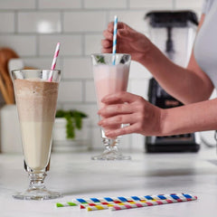 200pcs Biodegradable Paper Drinking Straws for Summer Parties