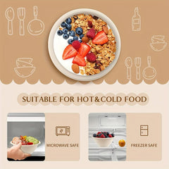 50pcs 12oz Compostable Paper Bowls - Eco Friendly Biodegradable Bowls