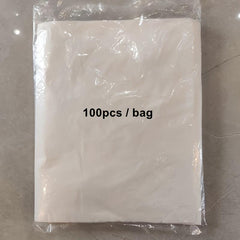 100pcs Disposable PE Apron Water Resistant Sleeveless Apron Kitchen Pet Hygiene