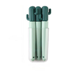 5pcs Cactus Food Bag Sealing Clip with Magnet
