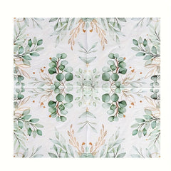 20pcs Green Foliage Eucalyptus Leaves Paper Napkins for Parties
