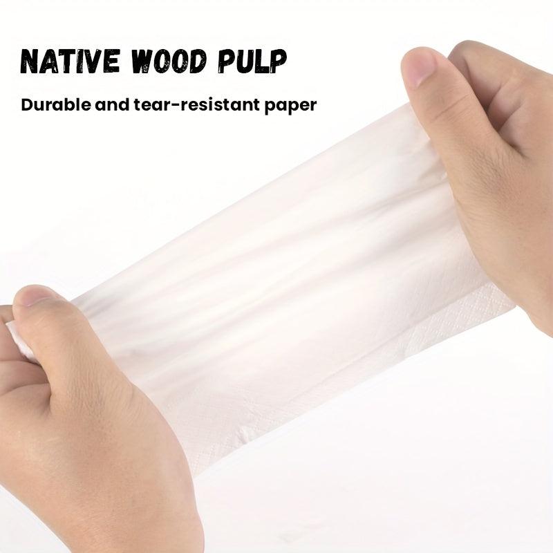 12 Packs Paper Towels 8 Sheets Portable For Travel Home Use Couple Dating Family