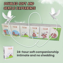 12 Packs Paper Towels 8 Sheets Portable For Travel Home Use Couple Dating Family