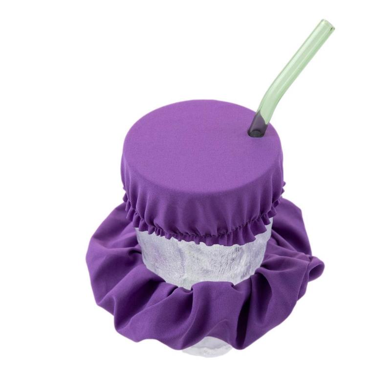 Reusable Drink Cover Scrunchie - Machine Washable - Fits Most Glasses